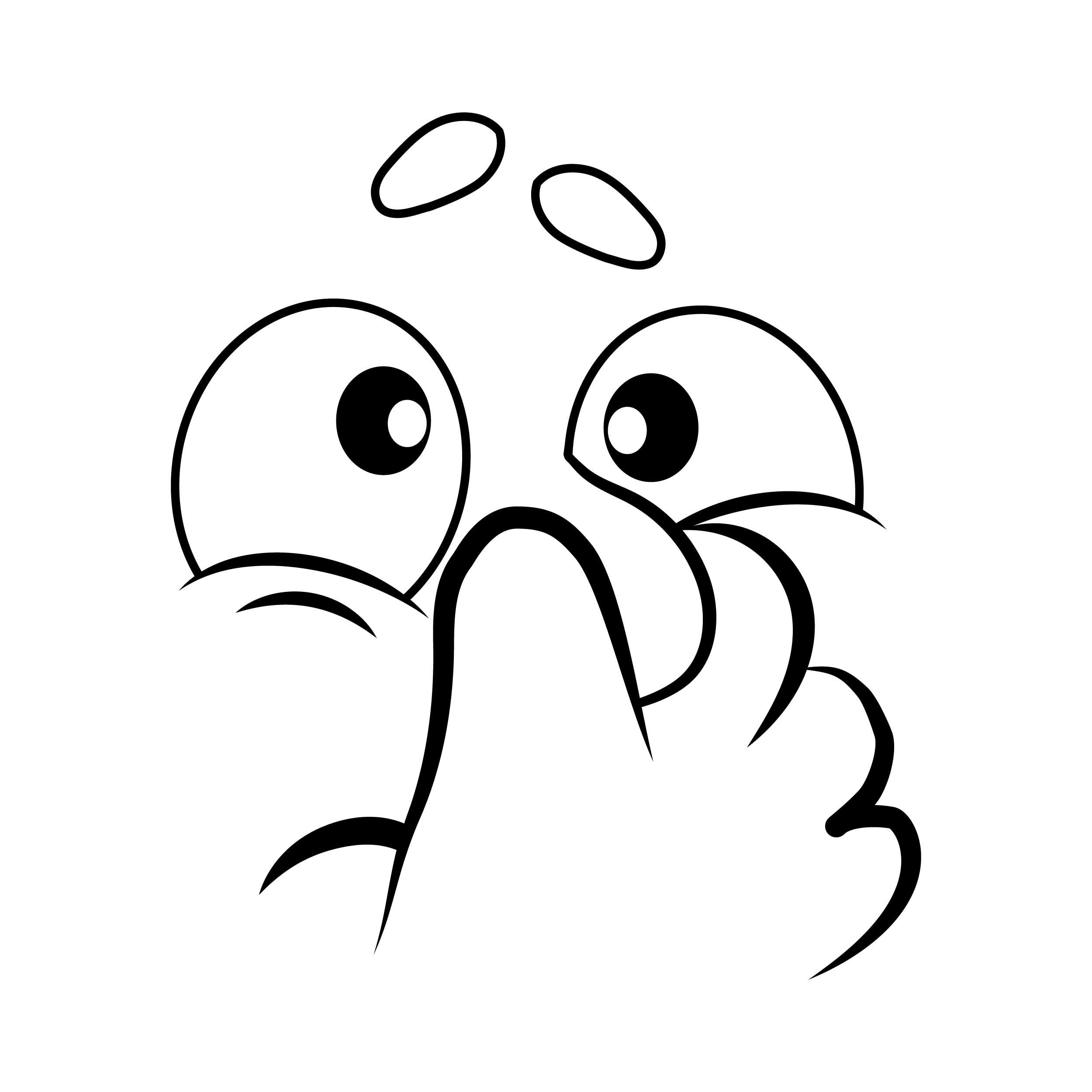 Toilet Lid Decal Sticker - Funny Face with Closed Nose for Toilet Cover - Original Decor for Bathroom - Girls and Boys, Children Washrooms - Toilet Rules Sign 8x9