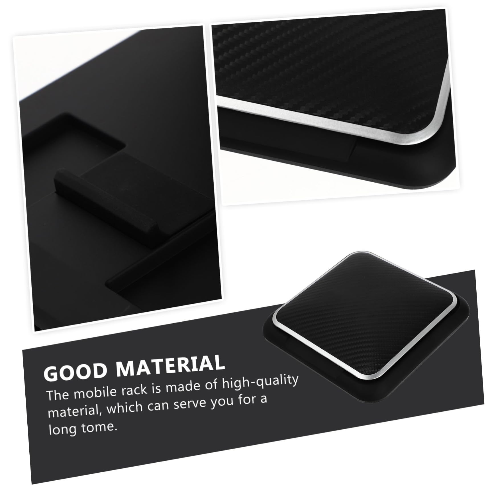 Soporte De Teléfono para Coche Soporte De Silicona Antideslizante Resistente Altas Temperaturas Fácil De Instalar Compatible Móviles y Tablets