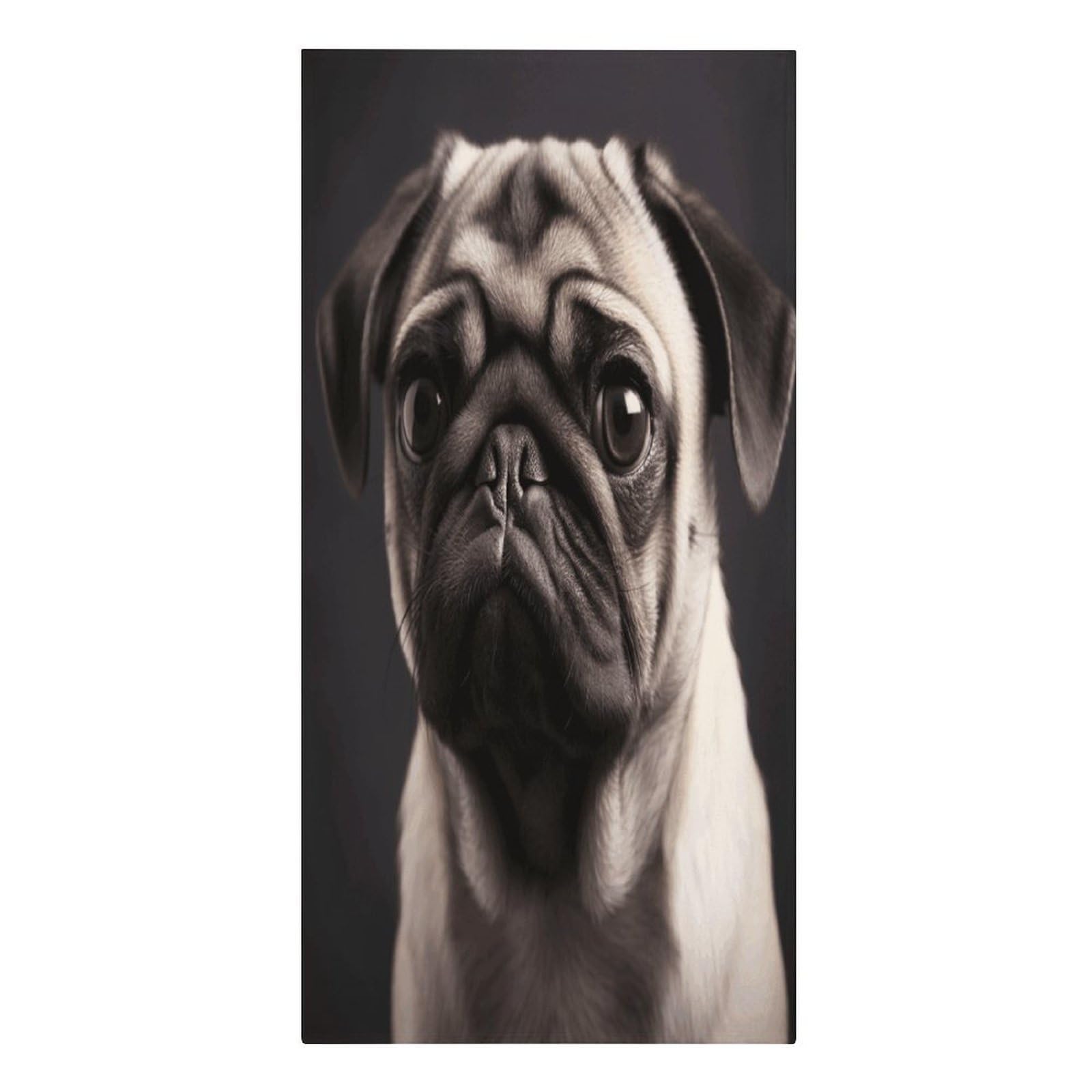 VstaDank Pug Beach Towels 30"x61" Microfiber Super Absorbent Large Bath Towels Cozy Soft Swim Travel Towel Quick Dry Thin Pool Towel Beach Accessories for Outdoor Adult