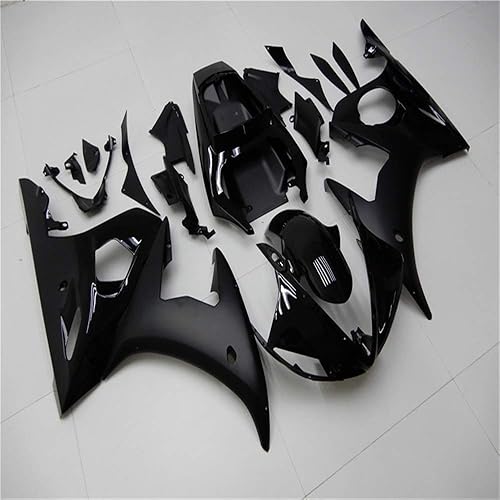 Miniatura 3 de NT FAIRING Carenado de inyección negro mate brillante para Yamaha YZF 2003-2005 R6 y 2006-2009 R6S nuevo kit pintado ABS plástico motocicleta