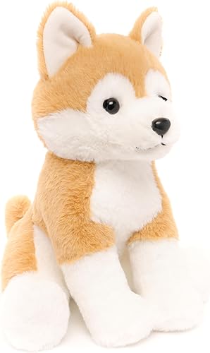 Miniatura 13 de Adorable juguete de peluche Labradoodle de caniche rojo esponjoso, cachorro, 12.6 pulgadas, perfecto para niños, bebés, cumpleaños, guardería