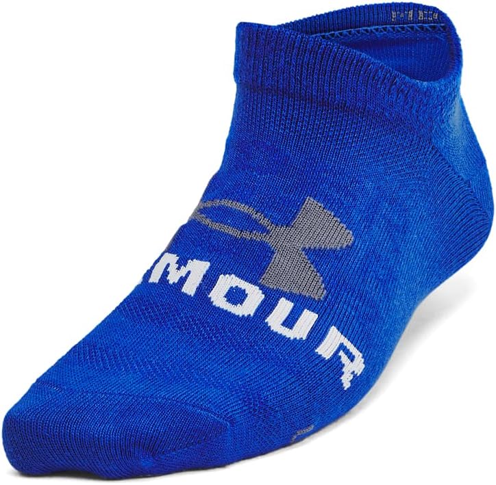 Under Armour Boys' Youth Essential No Show Socks (6-Pairs) - Image 4
