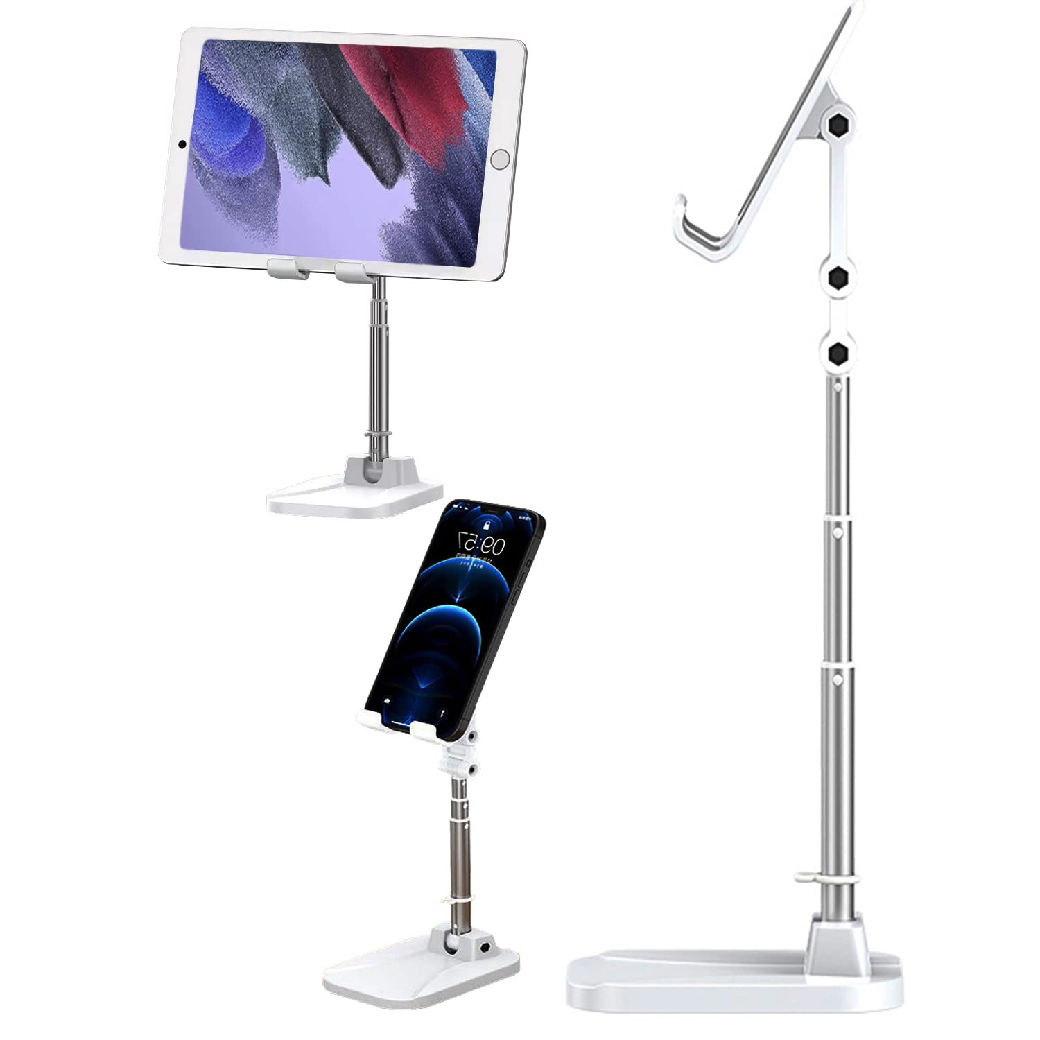 SOOPII JDS10 Fully Foldable Extra Height Mobile Stand Phone Holder, Foldable Cell Phone and Tablet Stand, Mobile Phone Stand Double Folding Phone Stand Holder (JDS10) (B09VZDHFDR) Amazon Price History, Amazon Price Tracker