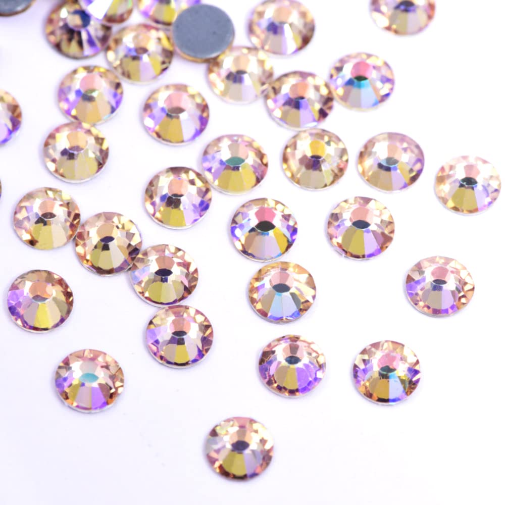 Strass À Paillettes Pour Nail Art Cristaux À Dos Plat Gemmes 3D Ab