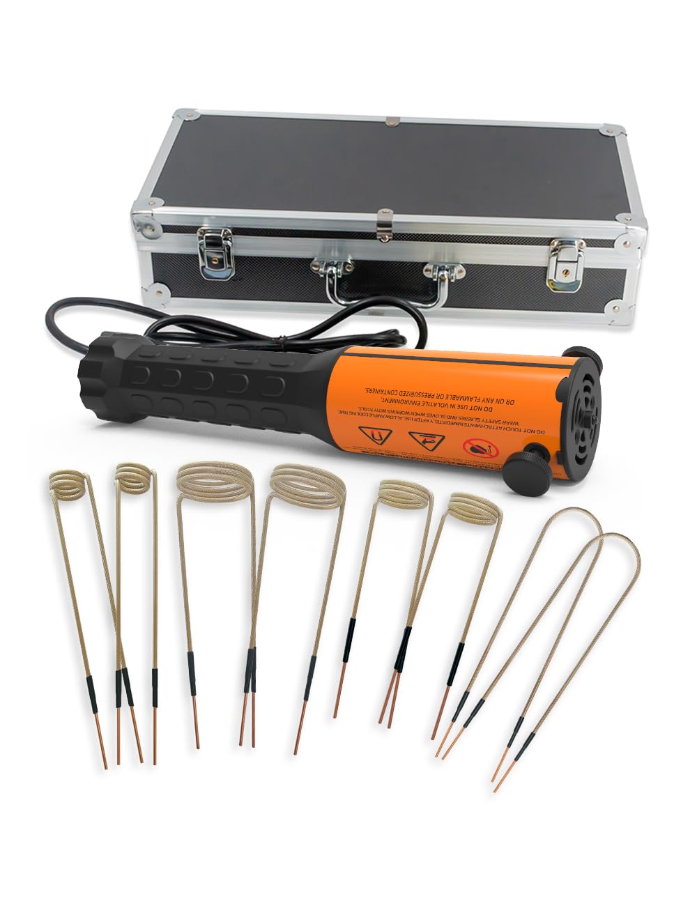 Solary 1100 W, strumento di riscaldamento a bullone a induzione, 110 V, dado magnetico e rimozione del bullone con 8 bobine, strumento di induzione di riscaldamento rapido per rimozione della vite