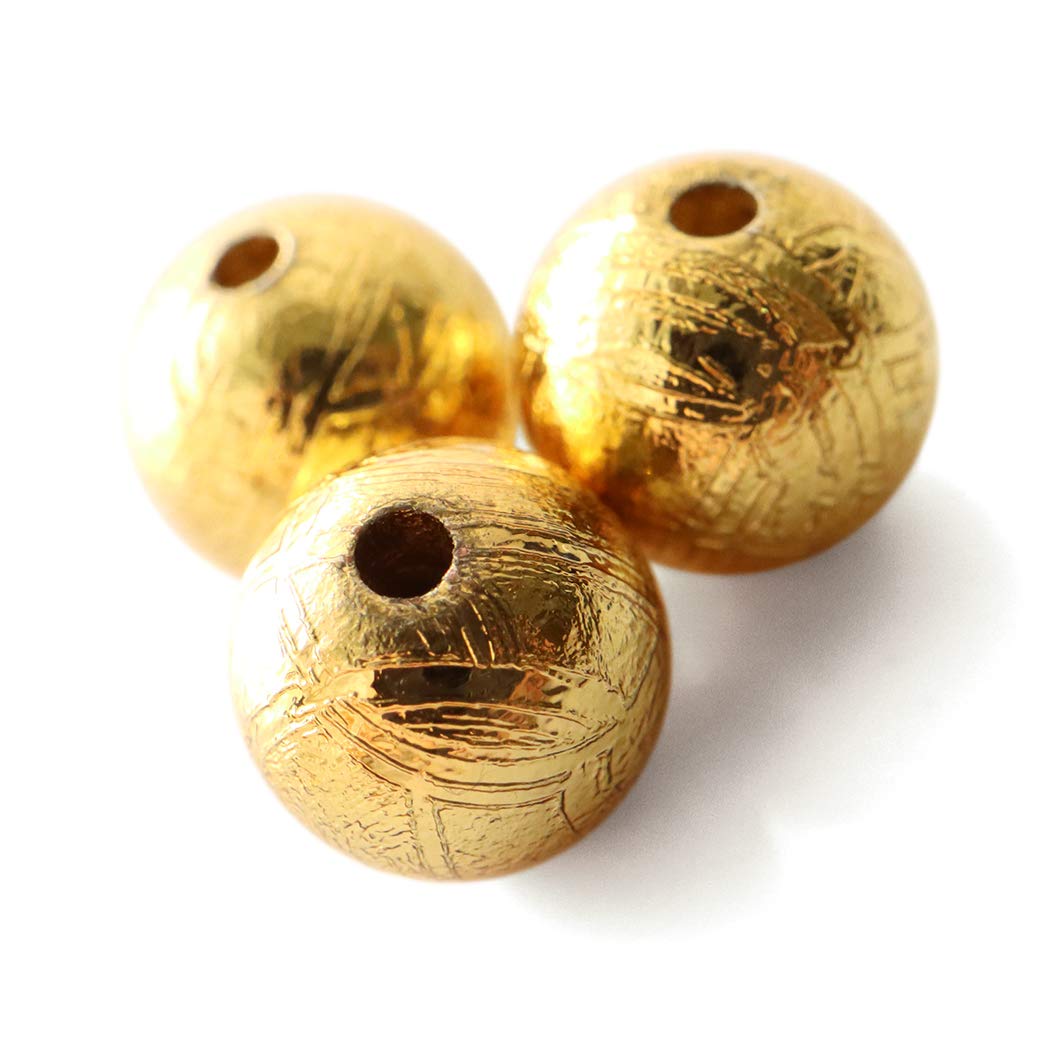 【極上品】本物　ナミビア産　ゴールドギベオン　メテオライト　約12mm 粒売り 楽天市場】ギベオン 12ミリ玉 粒売り 隕石 シルバー ゴールド