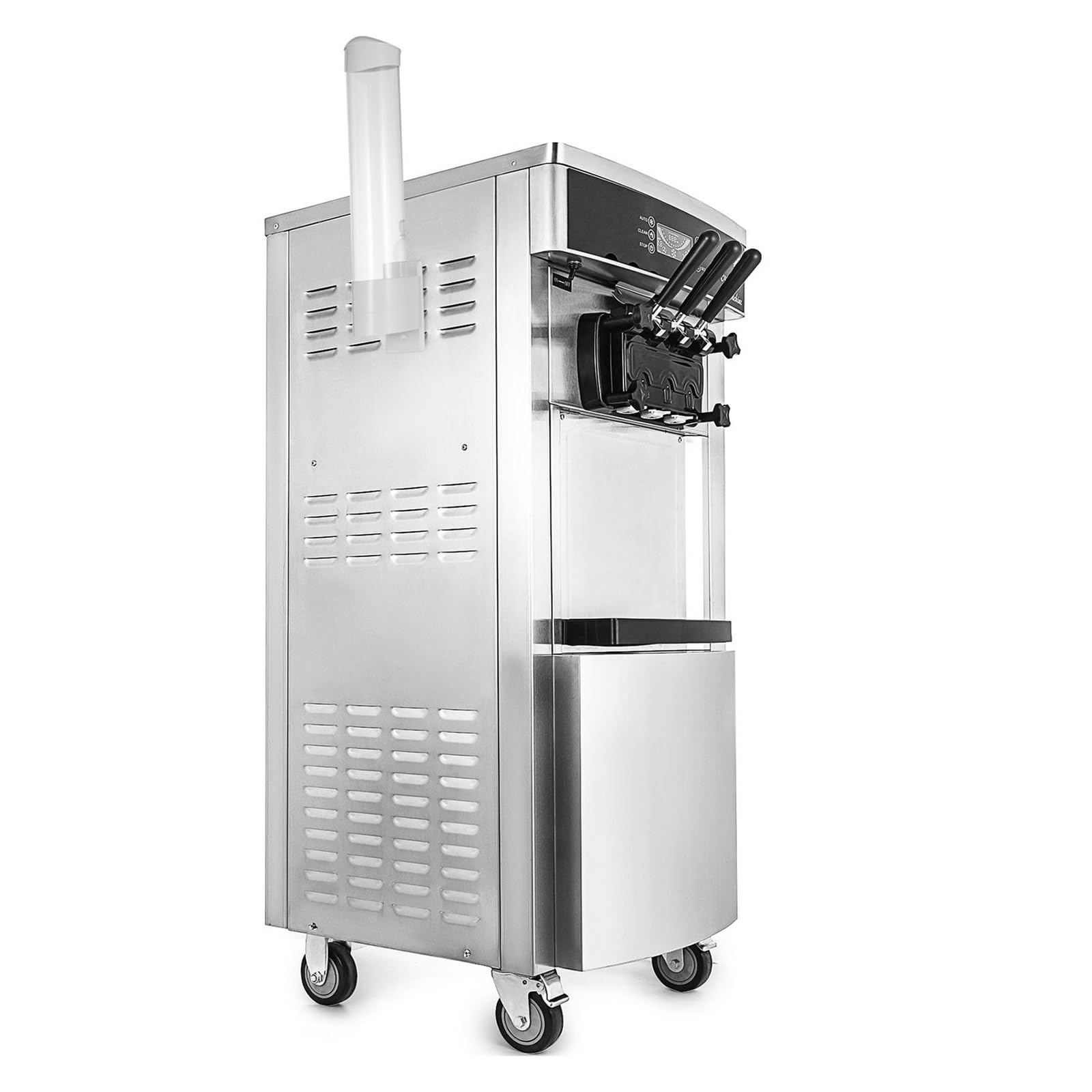 Macchina for gelato soft commerciale 2200W 20-28L / H Gelatiera Doppia tramoggia 6L for fare il YKF-8228H(With Cone Holder)