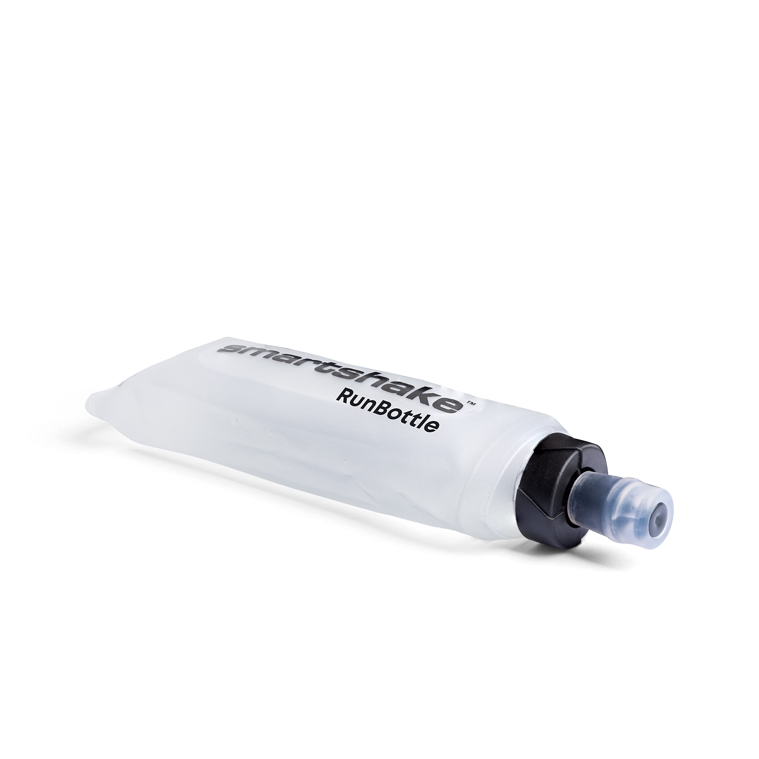 Smartshake RUN BOTTLE 8.5 oz / 250 ml Black Trinkflasche für Läufer (Wasserflasche für Läufer, Trinkflasche Sport)