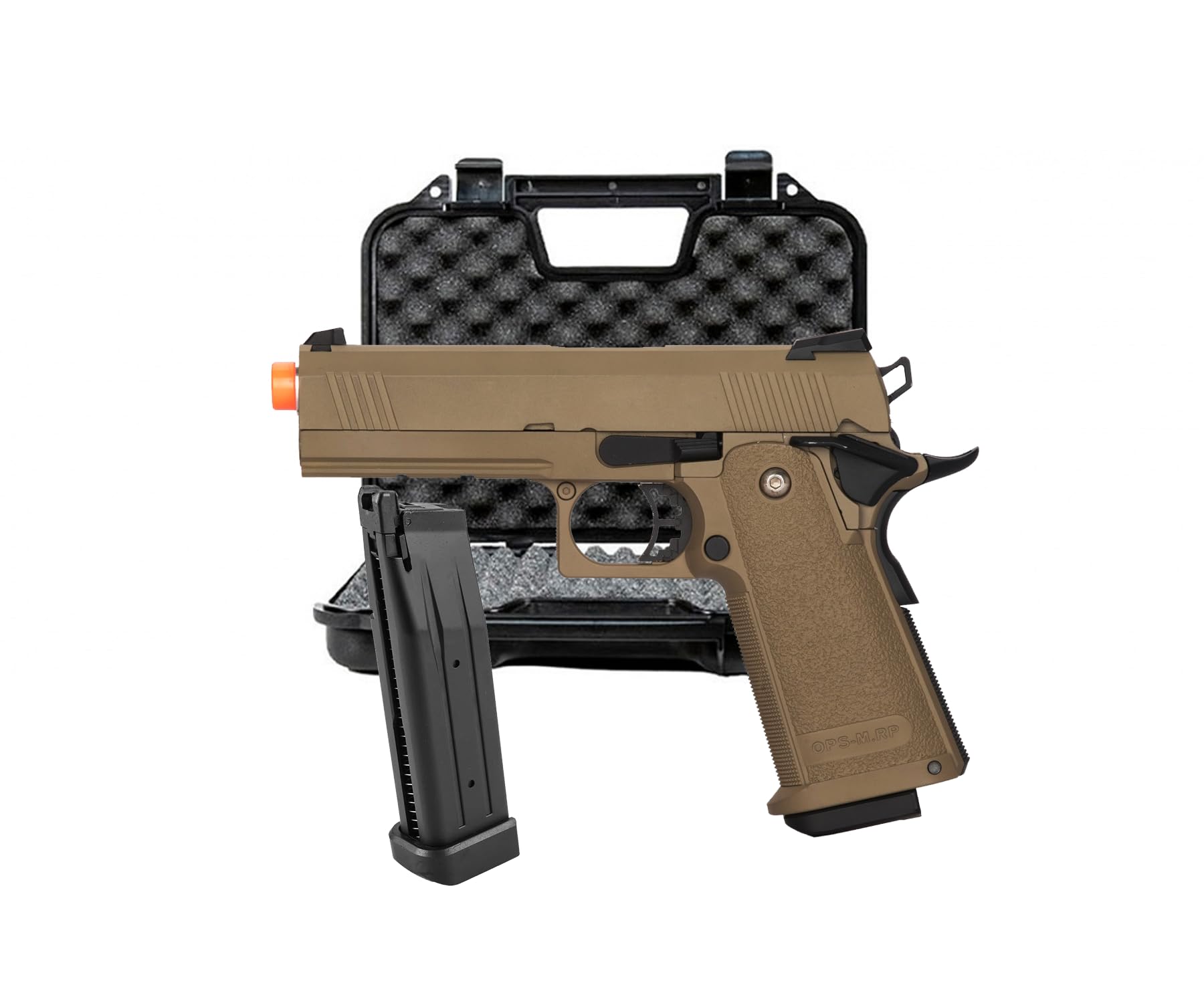 Amazon.com : GoldenBall & Eagle Steel 1911 OPS-MRP Hi-Capa 5.1 Gas