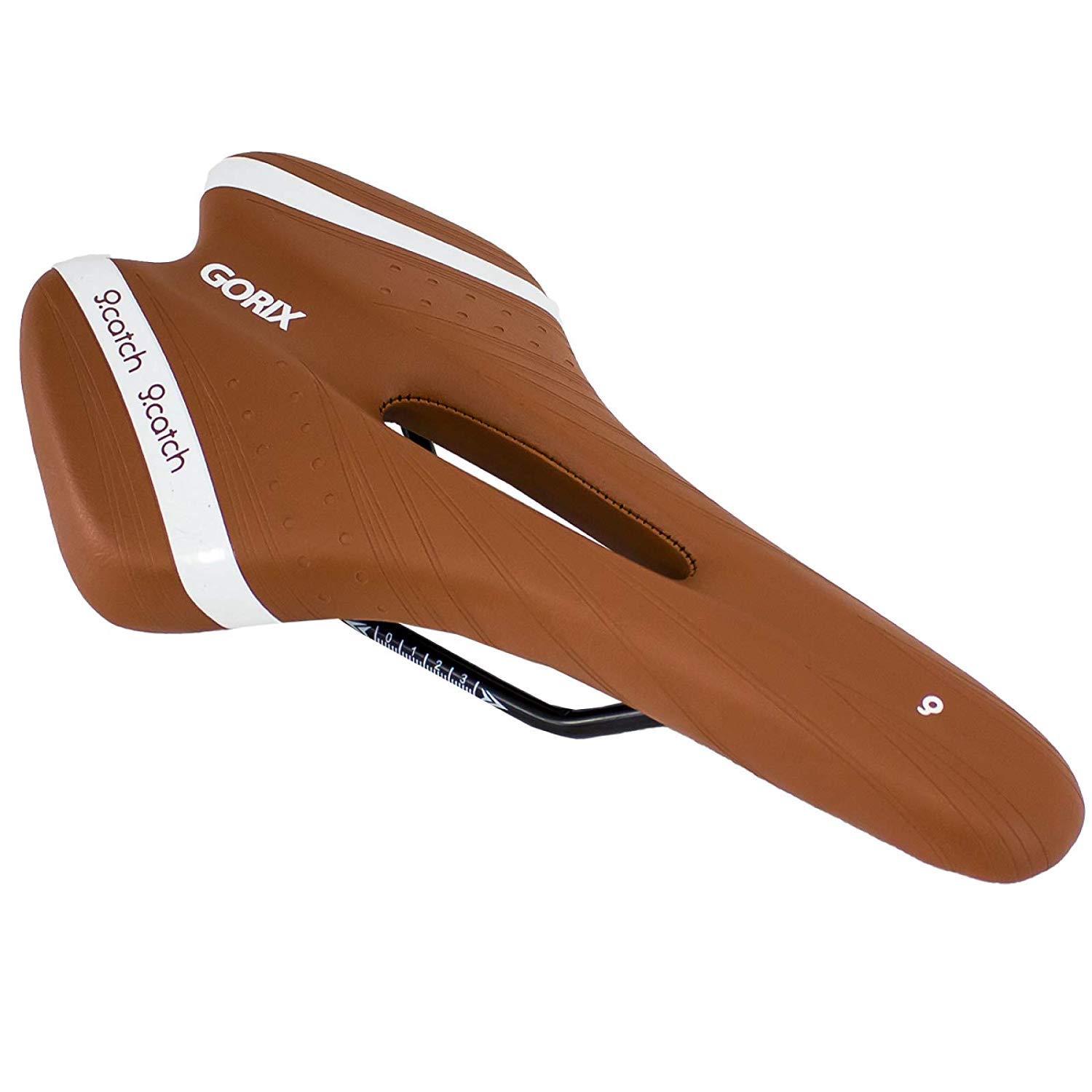 GORIX Bike Saddle Seat Comfortable Cushion with Rail Mountain Road Bicycle for Men and Women (A6-1)