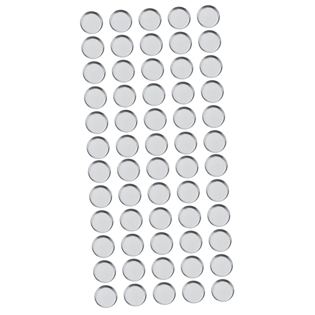 60 Pz vaschette metalliche vuote per ombretto evidenziatore light tavolozza per il trucco vaschette metalliche rotonde vuote di evidenziatori accessorio palette cosmetiche