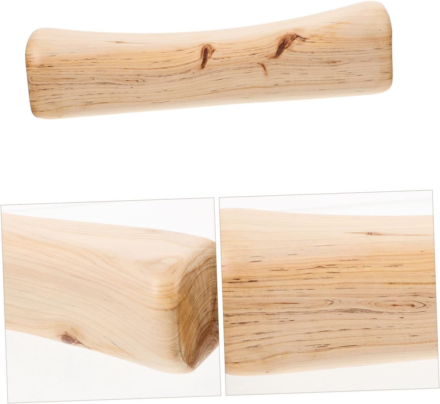 VOSAREA Wooden Sauna Pillow Neck Shoulder Support Small Lumbar Pillow for Daily Use