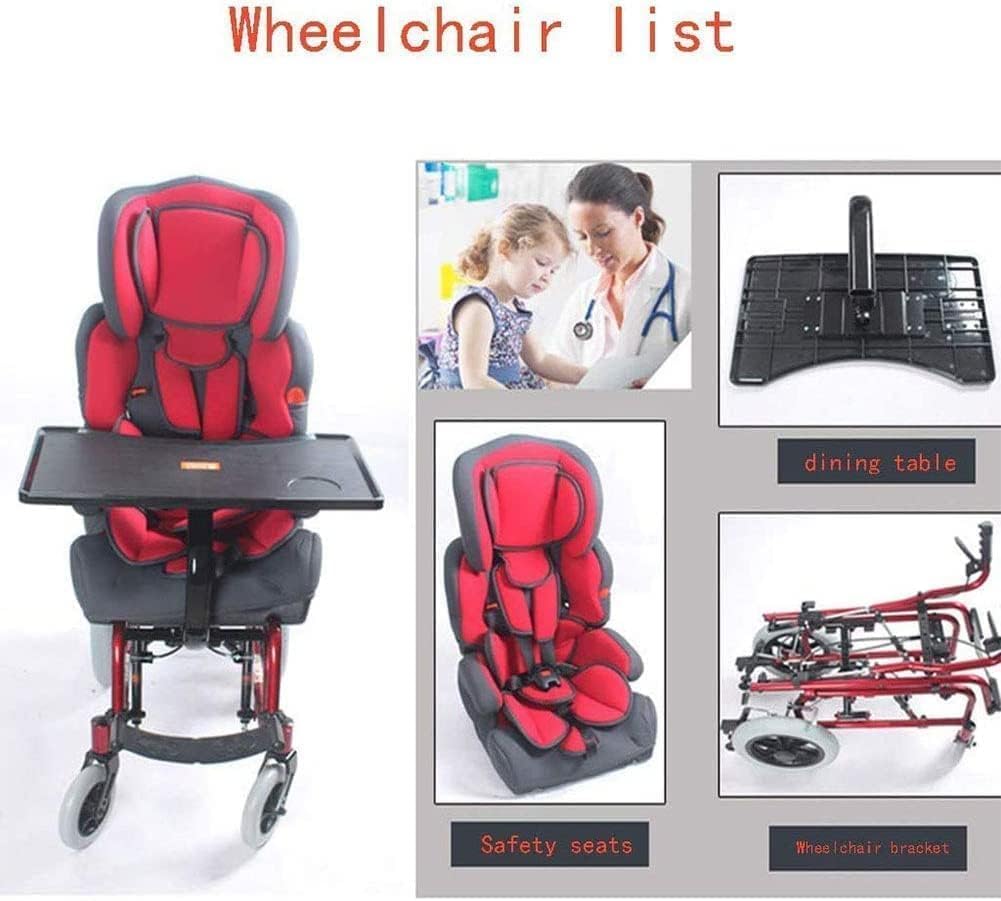 Silla de Ruedas Plegable Reclinable Silla de Ruedas Infantil Parálisis Cerebral Silla de Ruedas Infantil