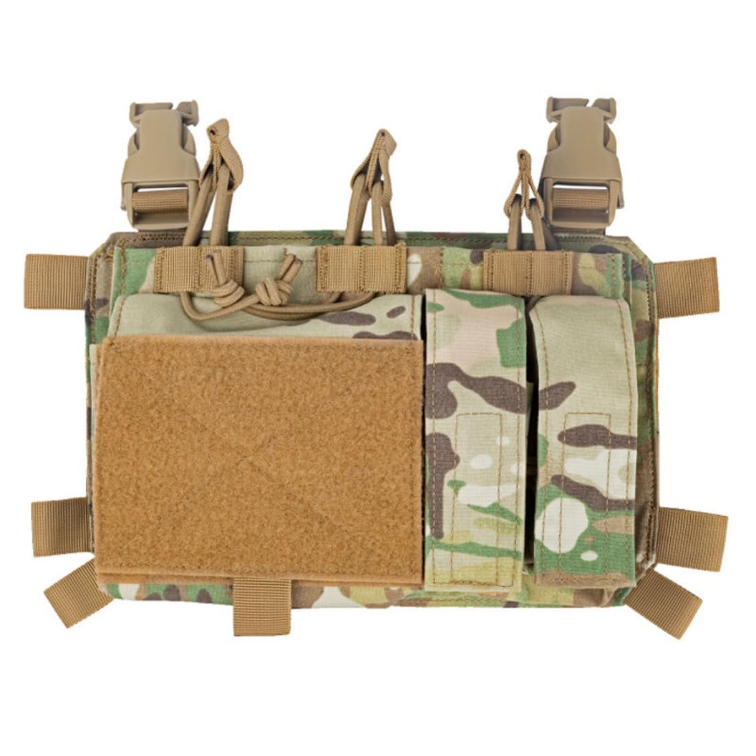 Sac tactique à rabat avant avec sac de taille ventral double couche tactique CP
