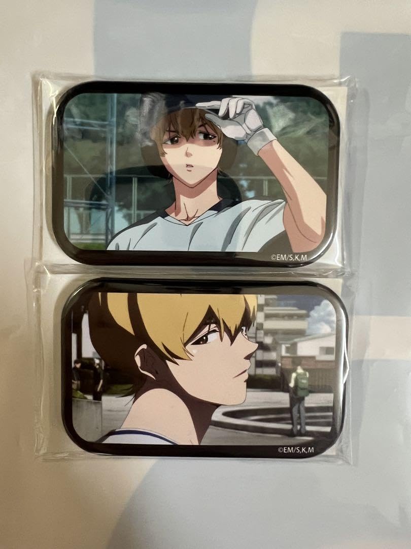 忘却バッテリー 要圭 イオン 当たり付き 場面写缶バッジ スクエア缶バッジ