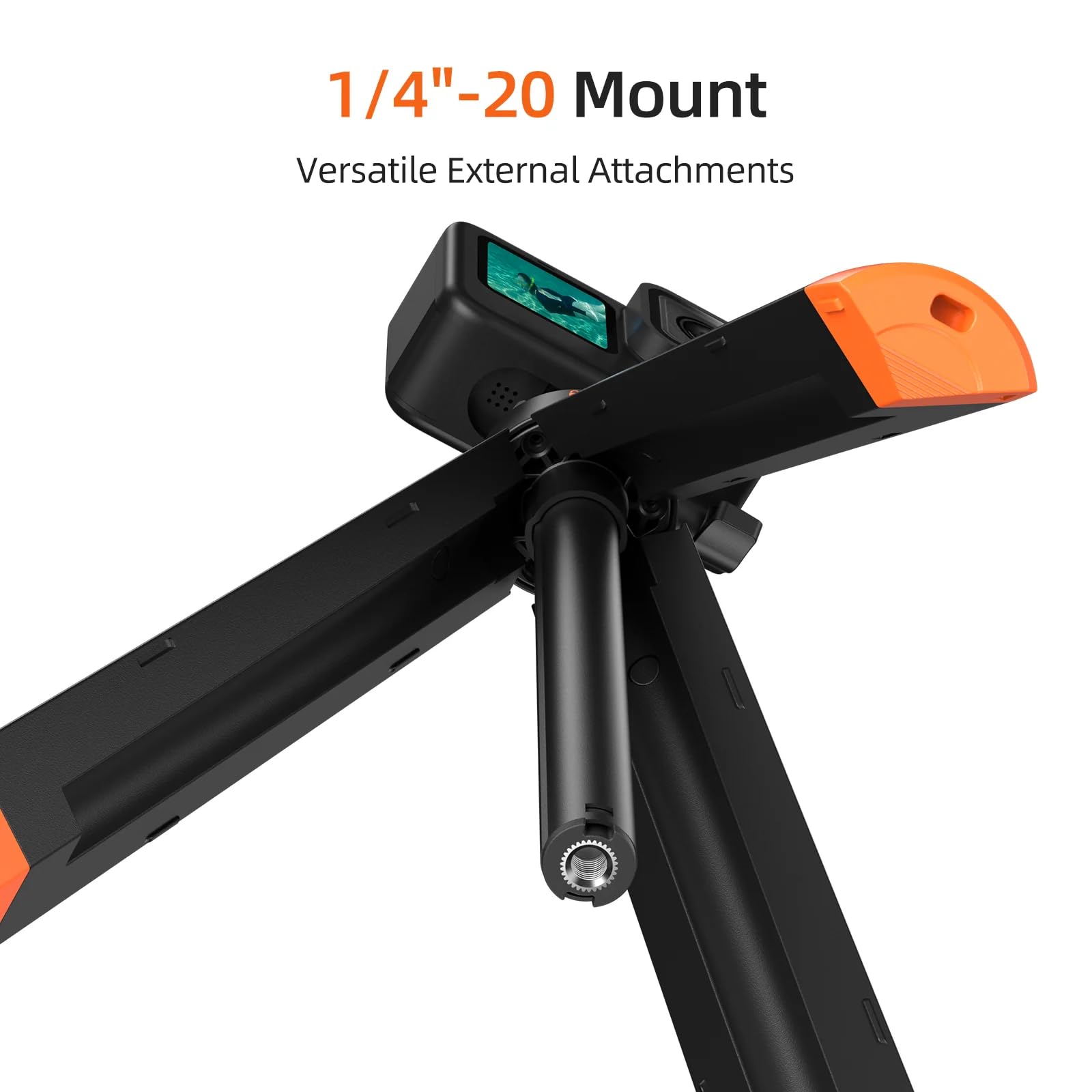 Impugnatura galleggiante galleggiante impermeabile per action camera GoPro altamente visibile per Akaso e Wolfgang Action Camera dispositivo di galleggiamento con impugnatura testurizzata