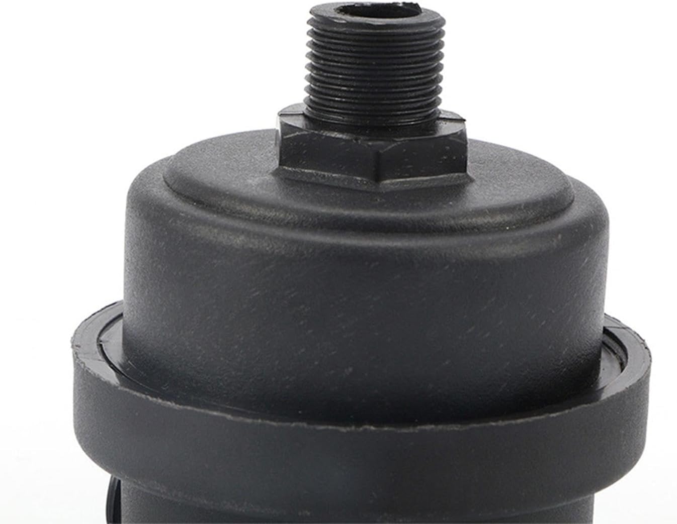 6 Pcs 3/8" Air Compressor Muffler, Plastic Air Compressor Silencer Filter Replacement Part for Generators; Blowers; Exhaust Ports