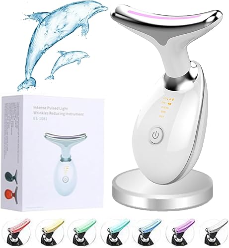 Dispositivo de eliminación de arrugas reafirmante para la cara del cuello, masajeador facial multifuncional de microcorriente, dispositivo facial de