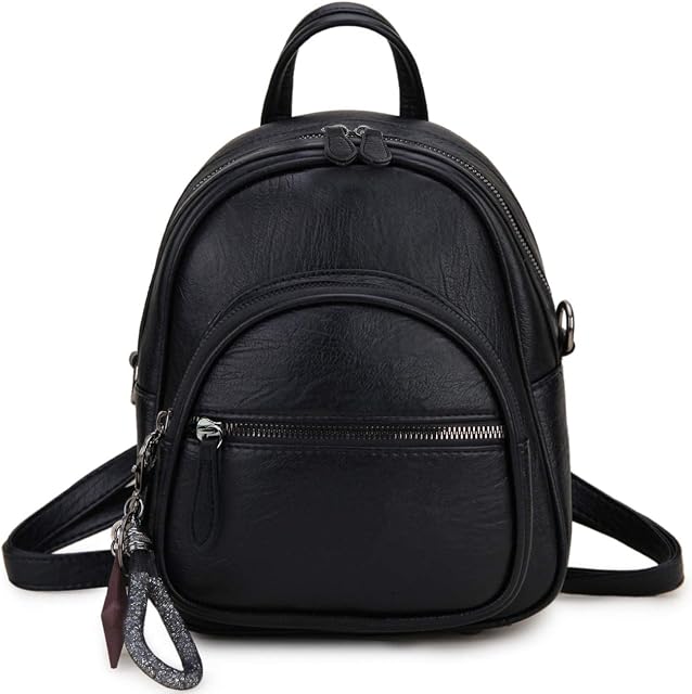 VX VONXURY Mini Backpack Purse for Women,PU Leather Shoulder Travel Backpack with Detachable Strape for Ladies Girls