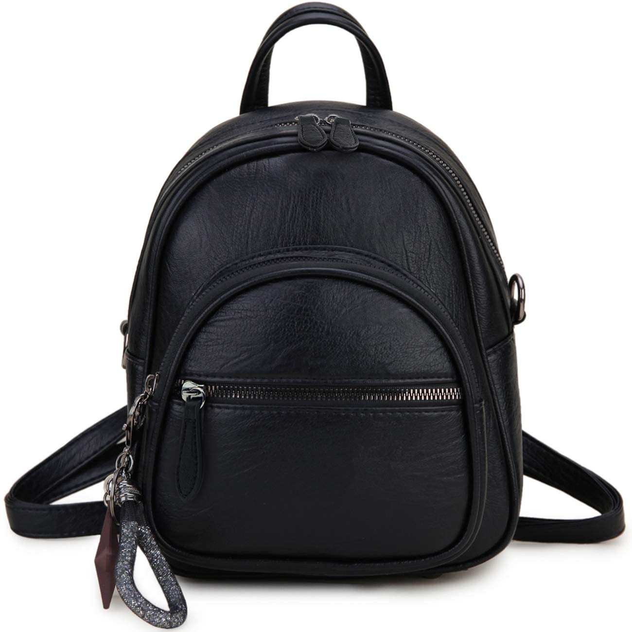 VX VONXURY Mini Sac à Dos Femme Sac à Dos Cuir Femme avec Bandoulière Amovible Petit Sac à Dos Femme pour Casuels