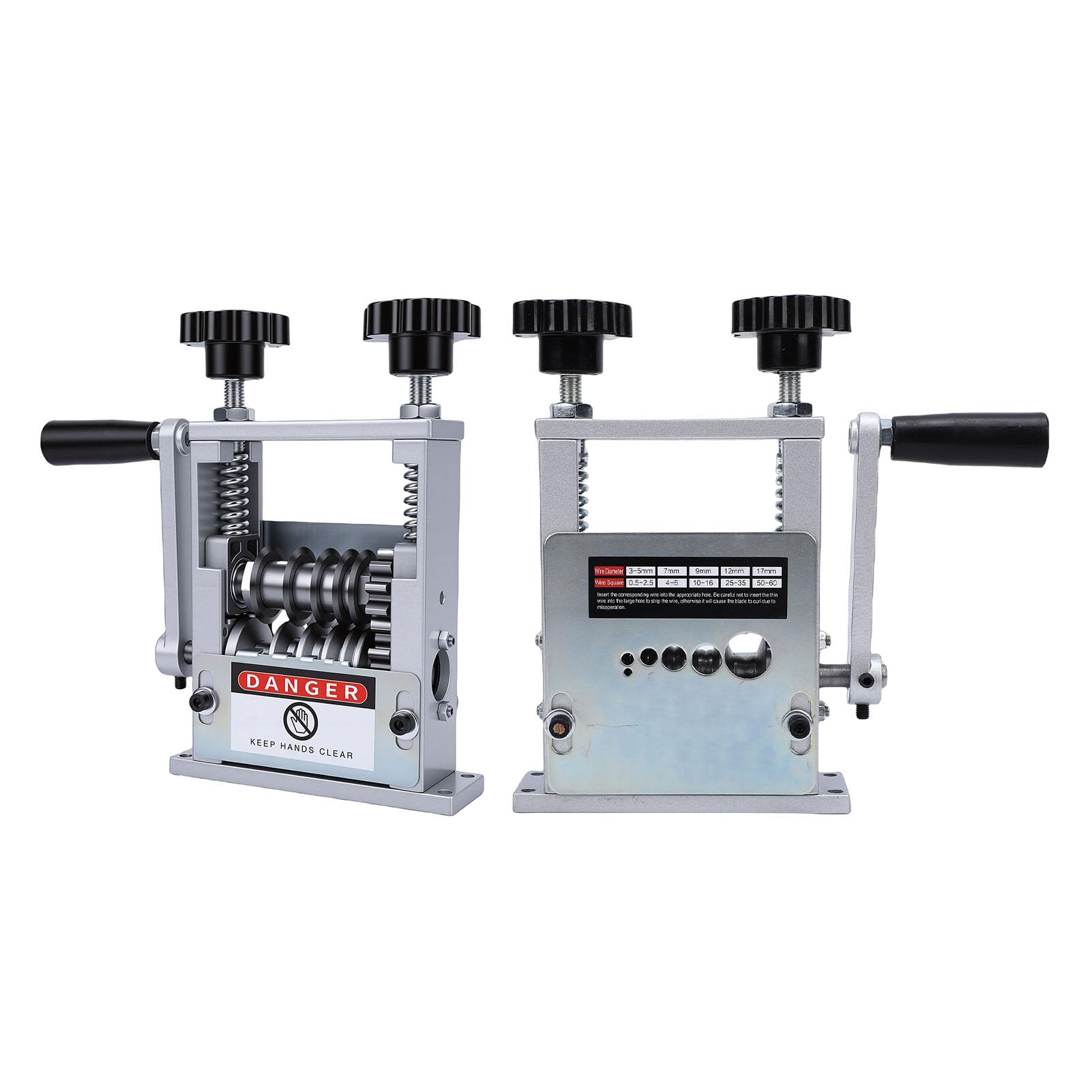 Wakects Pince à Dénuder pour Perceuse électrique, Outil de Dénudage de Câbles en Aluminium pour Câbles en Cuivre et Aluminium de 3,5 à 17 Mm, Efficace et Portable pour les Amateurs d'électricité
