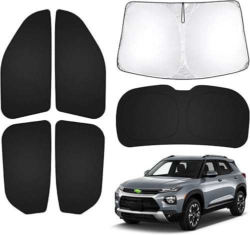 T TGBROS Parasol para ventana de ajuste personalizado para Chevrolet Chevy Trailblazer 2021-2023 2024, accesorios para parabrisas y ventanas