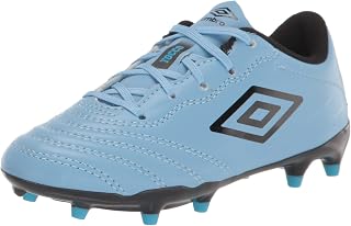 Umbro Boy's Tocco 3 League FC Jr. Soccer Cleat, Allure/Black/Blue, 5.5 Little Kid