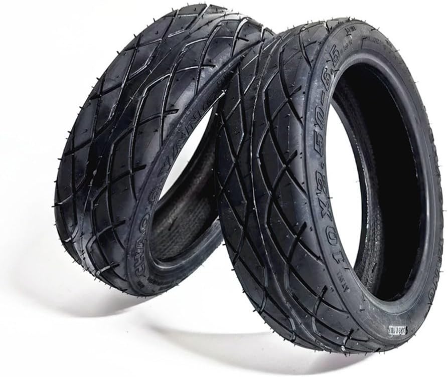 Electric Scooter Tire, 10x2.50-6.5 Tubeless Tyre 10 Inch Electric Scooter Tire Replacement Wheels