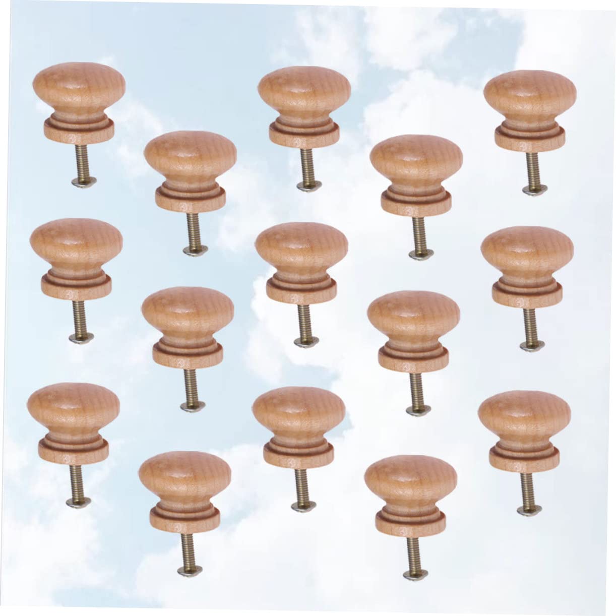 BESTonZON 45 Pz mobili d'epoca pomelli antichi maniglia decorazioni in oro mobilia pomello del mobile in legno pomelli dei cassetti porta di legno maneggiare mobile bar decorare Bambù