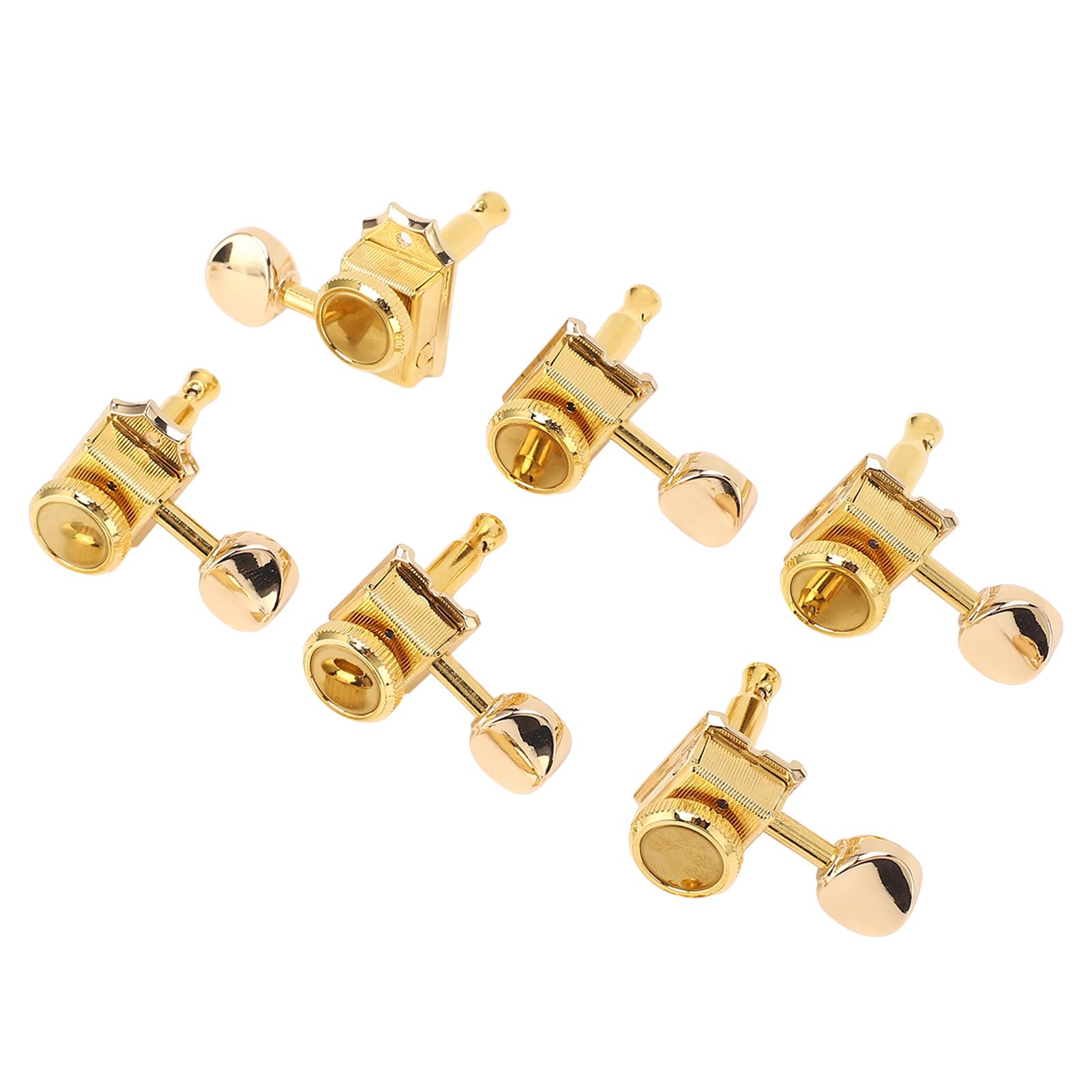 Jeffergarden Locking Tuner, Robuste Stimmwirbel aus Metall mit Locking für Elektrische Folk-Akustikgitarren, Gute Kompatibilität, Einfach zu Installieren, Multifunktional, Breite Anwendung mit
