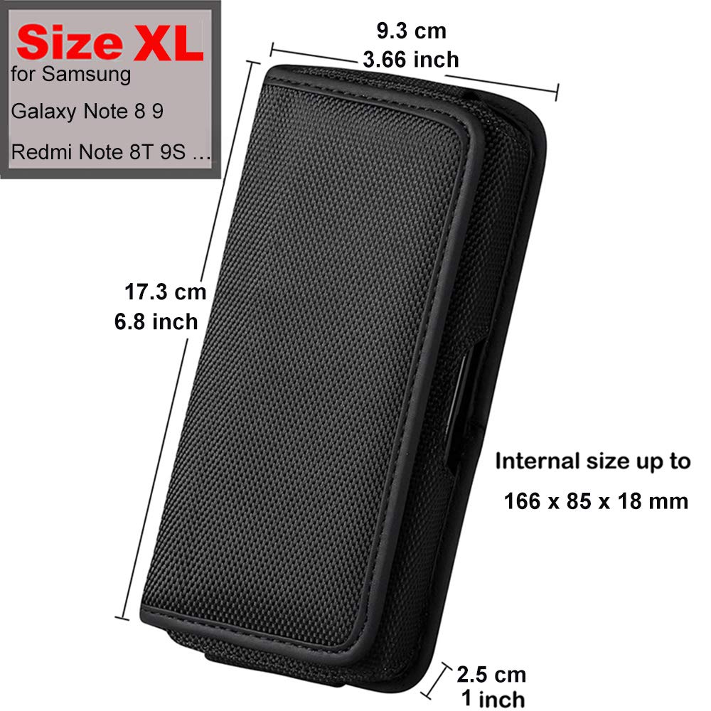 Logicom Le Lift - Custodia Da Cintura Universale In Similpelle Con Clip E Chiusura Magnetica - 3