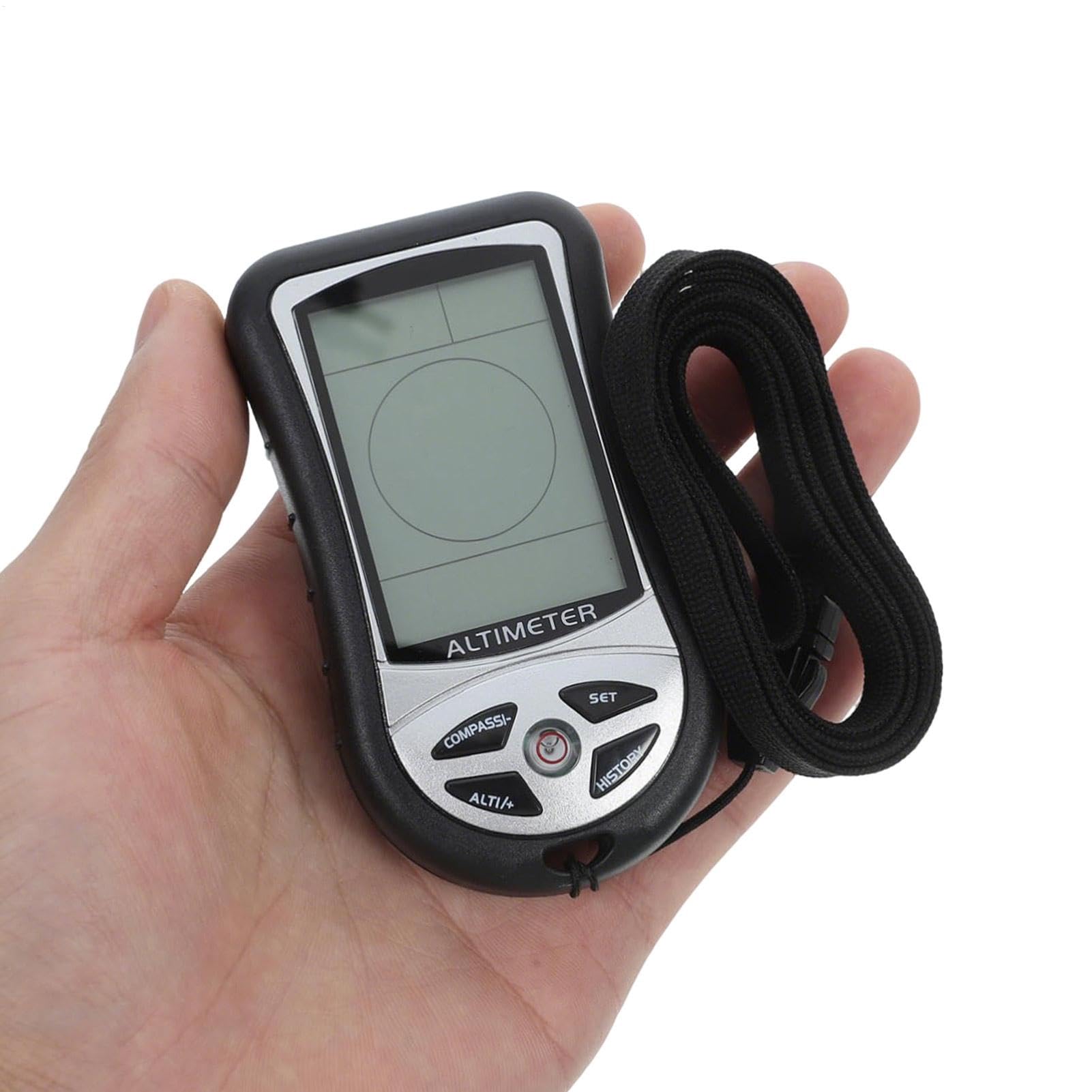 Digitaler Höhenmesser, elektronischer Höhenmesser | Multifunktions -Handheld -Temperaturbarometer -Barometerkompass,Tragbares Gerät mit Hintergrundbeleuchtung, Outdoor -Messgerät, Wettervorhersage für