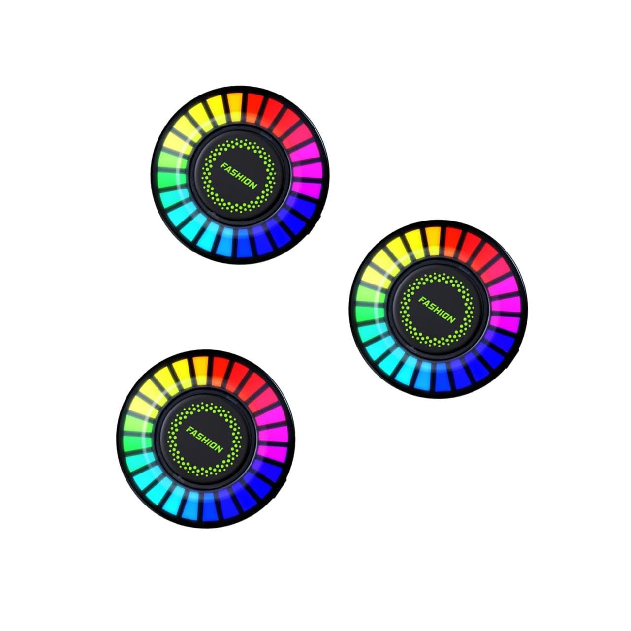GLEAVI 3pezzi Diffusore Di Aromi Per Auto Con Luce Led Rgb Accessori Per Ventilazione Auto Design Elegante e Funzionale Soluzione Pratica Per Rinfrescare Della Tua Macchina