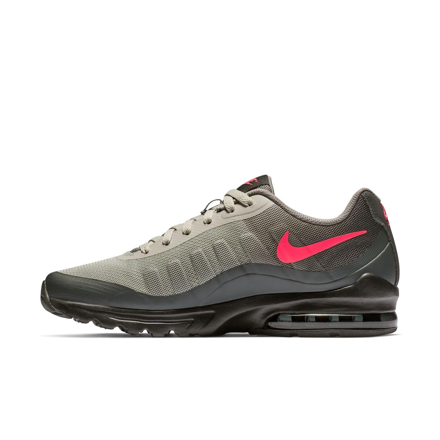 Nike - Nike Air MAX Invigor, Zapatillas de básquetbol, Black/Solar Red-Anthracite,