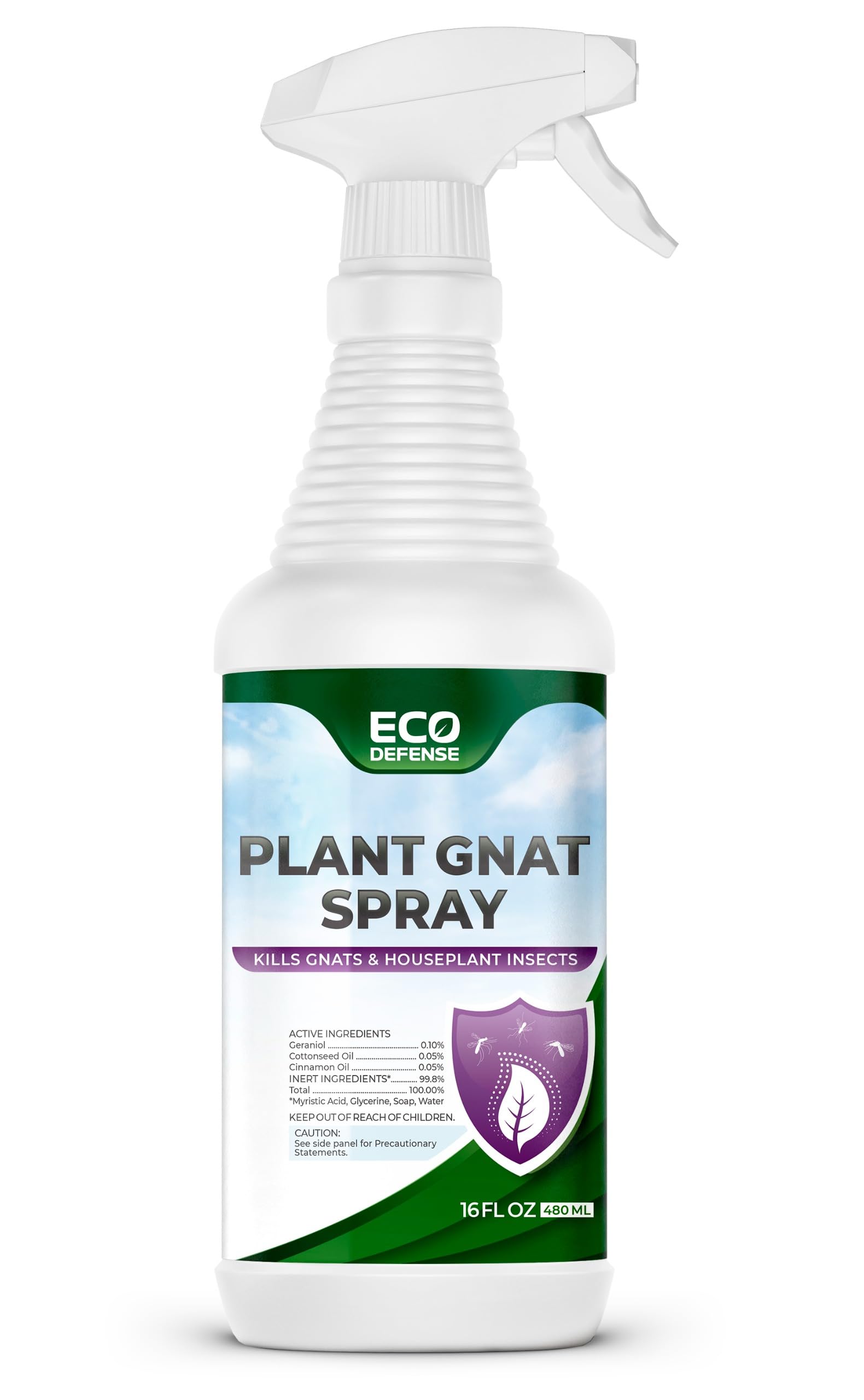 Amazon.com: Eco Defense Gnat Spray for Indoor Plants  Fungus Gnat Killer &  Houseplant Insect Control  Plant-Based Bug Spray for Houseplants & Indoor  Gardening : Health & Household