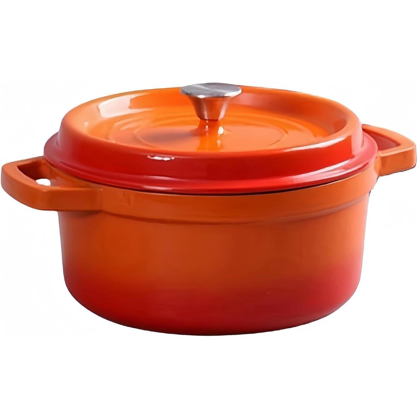 赤い鋳物鍋・ホーロー鍋 楽天市場】ホーロー鍋 鉄鋳物 ホーロー 両手鍋 24cm 深型 蓋付き