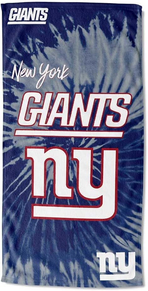 Image of Northwest NFL New York Giants Unisex-Adult Beach Towel, 30 inch x 60 inch, Psychedelic (Pack of 6)