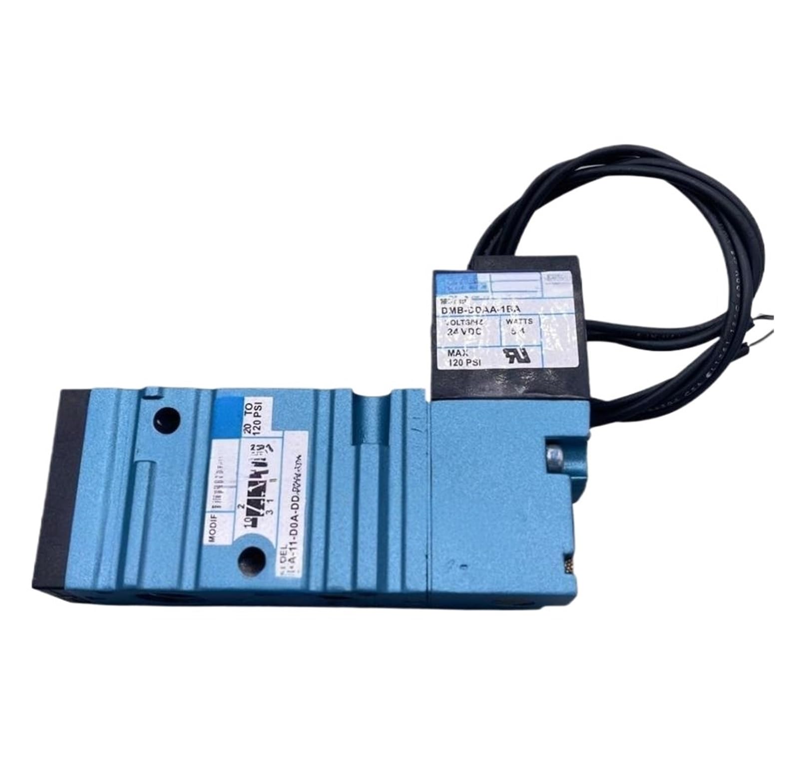 Vanne électromagnétique 52a MAC électrovanne silicone 11-D0B-DM-DDAA-1BA