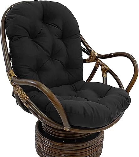 Miniatura 8 de Cojines basculantes de repuesto para exteriores e interiores, suaves, gruesos, lavables, de sarga sólida, con almohada para reclinable, alfombrilla