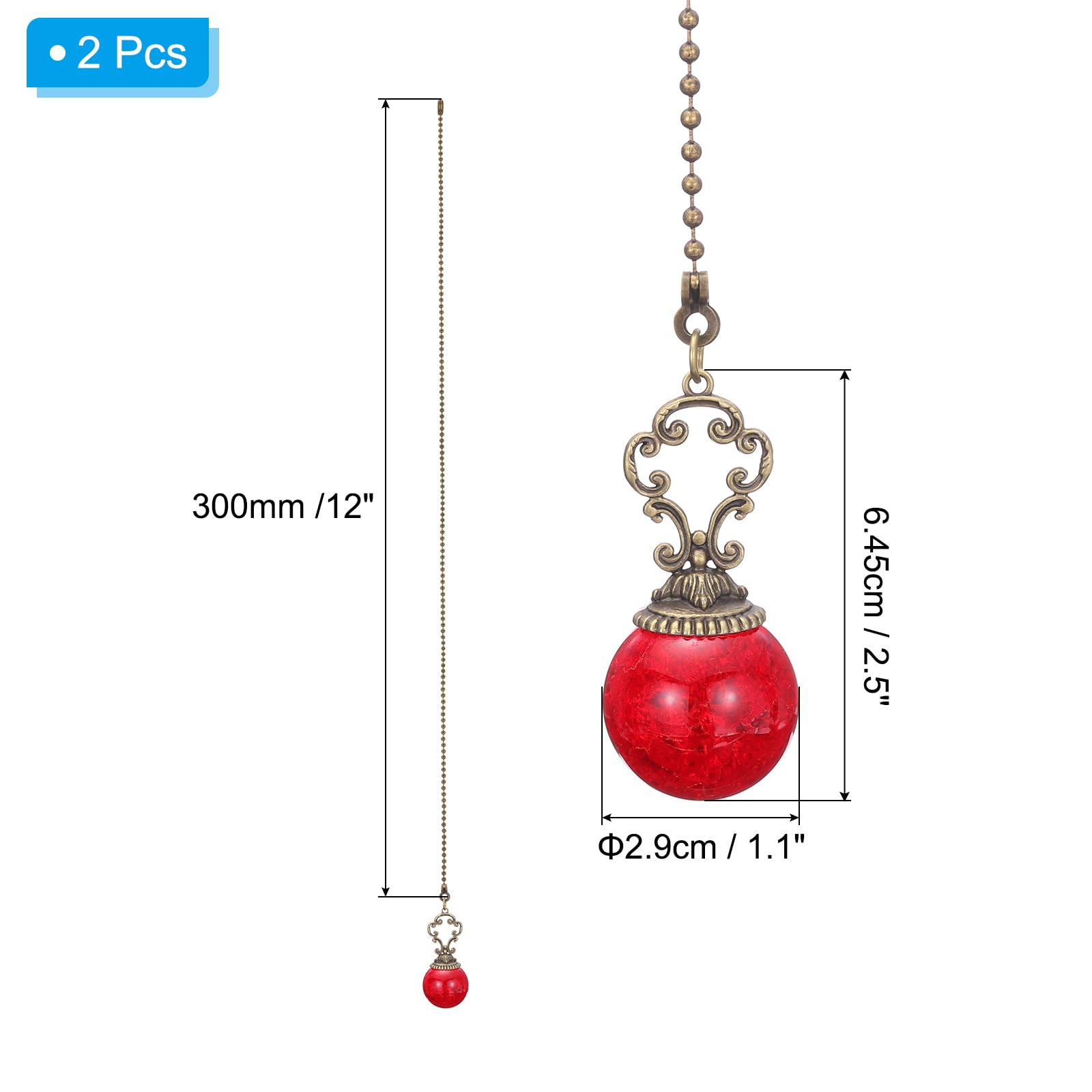 PATIKIL Ceiling Fan Pull Chain - Image 2