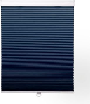 Cordless Cellular Window Shades Blinds, Blackout Honeycomb Shades Blinds for Kitchen Windows Doors, Navy