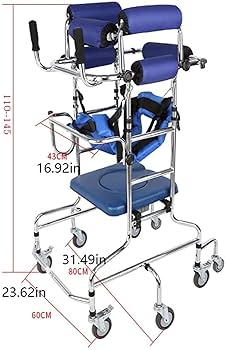 Amazon.com - 440Lbs Rollator Walker with 8 Wheels for