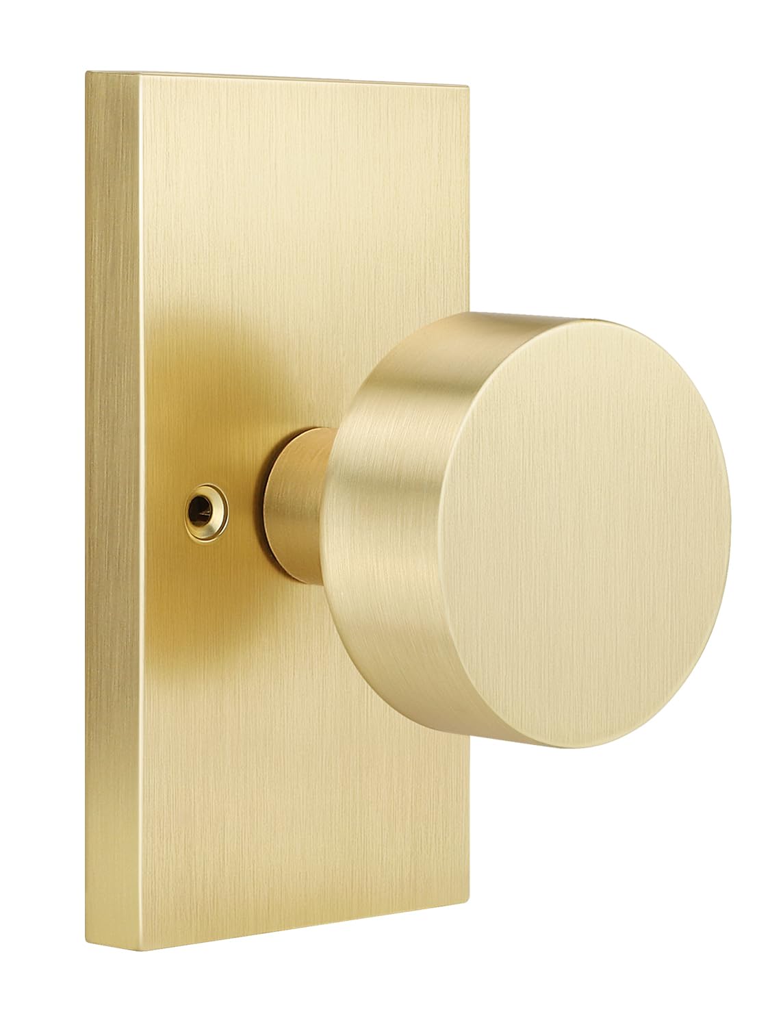 Satin Brass Privacy Door Knob - Keyless Entry -16 Satin Brass Privacy Door Knob - Keyless Entry -16
