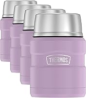 Vista 28 de THERMOS Stainless King Tarro de alimentos aislado al vacío con 2 insertos de contenedor de almacenamiento, 47 onzas, acero inoxidable mate