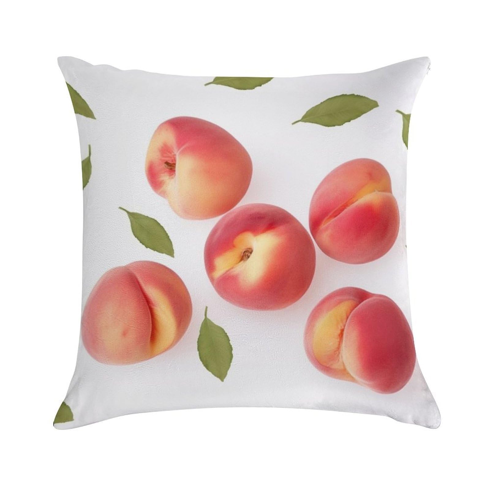 Khauerbc Peach Soft Cozy Throw Pillow Covers Decorative Cushion Covers Plush Boho Farmhouse Pillow Case With Zipper Throw Pillowcase For Bed Sofa Living Room Bedroom