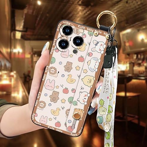 Phone Case Compatible with Oukitel C3 2025, Soft case Shockproof Waterproof Dirt-resistant Design Phone Holder Wrist Strap Anti-