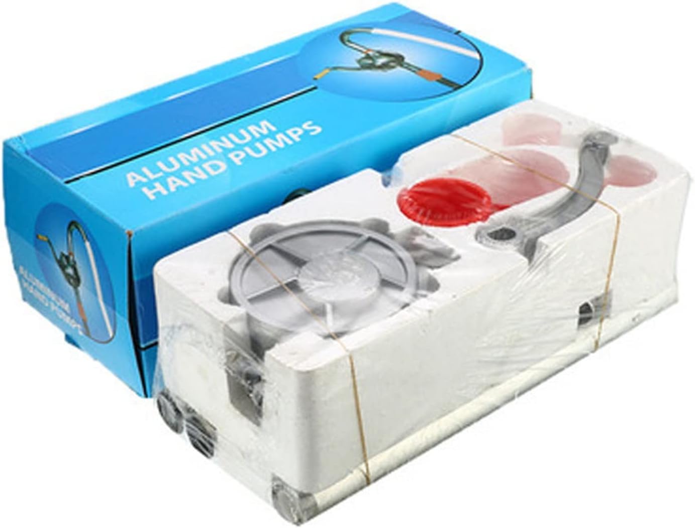 134CM 22L/min Heavy Drum Rotary Manual Hand Pump Diesel Fuel Oil Gas Transfer Tool 32mm New Barrel Duty with High Efficiency