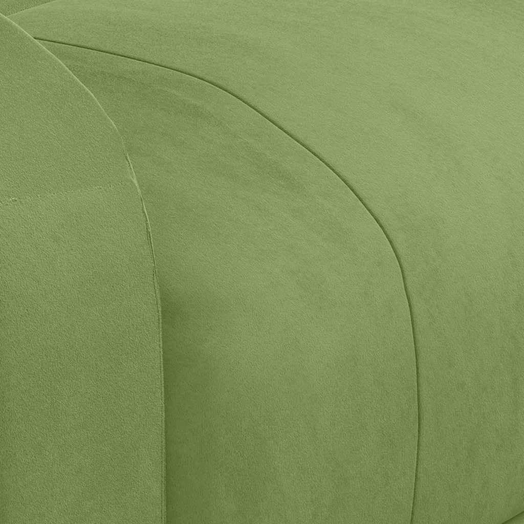 Sillón de relax de terciopelo verde claro, función reclinable manual, cómoda silla tapizada para salón y dormitorio, respaldo ajustable, cómodo sillón de lectura