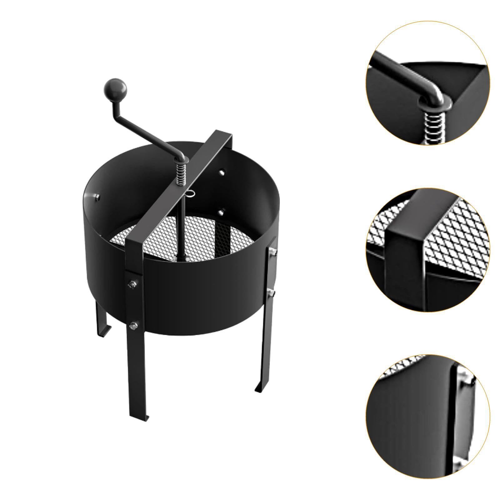 Tamiz de Compost, Herramienta Rotatoria eficiente para tamizar Suelos, Estructura metálica, Apto para jardinería y construcción, Herramienta Rotatoria para tamizar