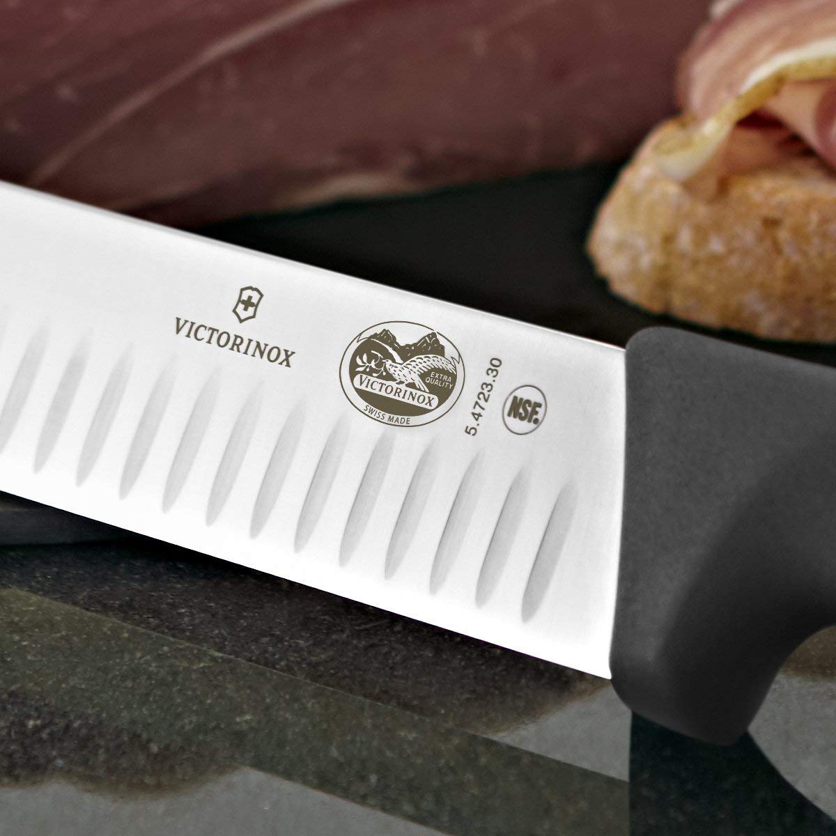 Victorinox 12 Inch Slicing Knife | High Carbon Stainless Steel Granton Blade For Efficient Slicing Fibrox Pro Handle product thumbnail 6